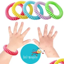 Pest Control Kids Mosquito Repellent Bracelet Wristband Anti-Mosquito Telephone Ring Chain Design Drop Delivery Home Garden Househol Dhq3N