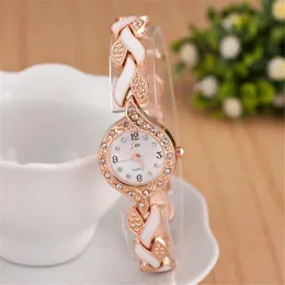 Armbanduhren Trend Blatt Armband Armbanduhr Kleine Zifferblatt Zeiger Display Armbanduhr Für Bräute Hochzeit Bankett Tragen