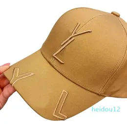 Embroid Letter Woman Ball Caps Boné de beisebol Luxurys Outdoor Man Sunscreen Hat Casual Sports Sunhats