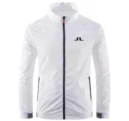 Kurtki golfowe Summer Men Protection J Lindeberg Fashion Casual Windbreaker Bomber Wear 2209089391295