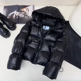 冬の女性パフジャケットパーカーダウンPコートファッションジャッケデザイナースタイルスリムな衣装ウィンドブレイカーポケットレディウォームコートS-L
