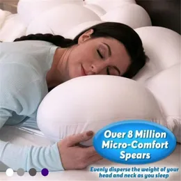 Pillow Allround Sleep Egg Sleeper Memory Foam Soft Orthopedic Neck Pain Release 3D Micro Airball Deep 231017