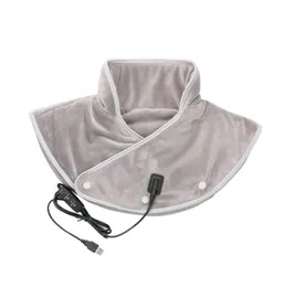 Other Massage Items Neck Heating Pad Heated Neck Shoulder Wrap For Cramps Pain Relief And Relieve Fatigue Electric Thermal Compress Neck Brace 231017