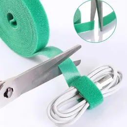 الأجهزة المنزلية الأخرى 5M لفة 12 مم عرض الكابلات منظم USB Winder Management NYLON CUT TIES MOUSE MOUSE CALL CALB CABLE 231018