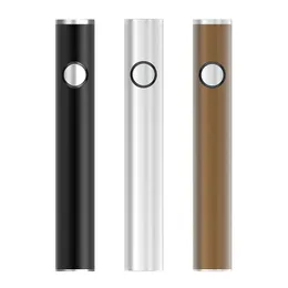 La plupart des ventes 650mAh Préchauffer l'huile épaisse Tension variable Vape 510 Fil Batterie Bouton Cartouche Logo personnalisé