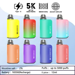 Ny stil engångs pods Original Stiik 5000Puffs Simulerade frukter Breze 5000Puffs Disponibla pods Artificial Plastic Fruits Tornado Inhalers