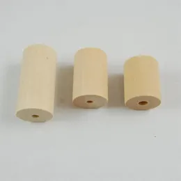 50pcs lot 20x25 20x30 20x40mm Unfinished Cylinder Wood Beads Tube Natural Wooden Beads Jewelry Making Accessories DIY Craft2890
