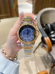 Luxury Watch Watch Watch Blue Roman Dial Stal nierdzewna Bransoletka Bransoletka Watch Watch Watch Watch Watch Tagwatch Watchs 33 mm 112