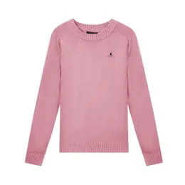 Ralphs Designer Maglione Laurens Qualità originale Pony Logo Versatile fondo in lana Top Classico girocollo Pullover Maglione con pasta fritta per le donne