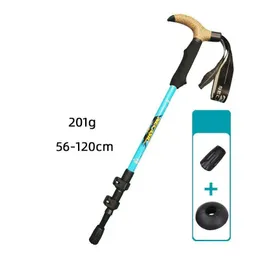 Trekkingstöcke Fonoun Carbon Wanderstöcke Ultraleicht Klettern Alpenstock 55-120 cm Rutschfest Verschleißfestigkeit Stoßdämpfung FGP02 231018