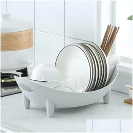 Dish Racks Dish Rack Drain S Dry Dishes Tableware Storage Organizer Shelf Cutlery Bowl 50 220328 Home Garden Housekeeping Or Dhgarden Dh1Y8