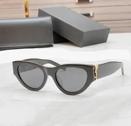 Sonnenbrille Frauen 39s für Sommer M94 Stil AntiUltraviolett Retro Platte Cay Eye Frames SLM94 mit Original Case1214635