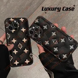 Piękny iPhone Phone Case 15 14 Pro Max Designer Luxury Lu miękka skóra Wysoka jakość torebka 18 17 16 15pro 14pro 13pro 12pro 13 12 11 z logo Box Man