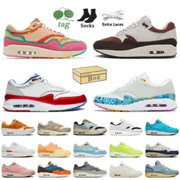 With Box Top Quality Patta 1 Running Shoes Familia 87 Aura Urawa 86 OG Golf Big Bubble Ryder Cup Live To Play Kasina Won Ang Grey Women Men Big Size 36-47 Sneakers Trainers