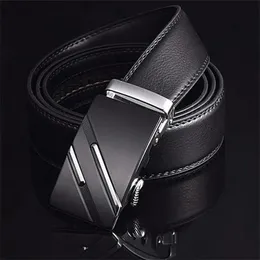 Belts LFMBFamous Brand Belt Men Top Quality Genuine Luxury Leather Belts for Men Strap Male Metal Automatic Buckle 231018