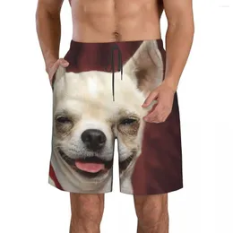 Herr shorts roliga hundmemes som får dig att rulla strandkondition snabbtorkande baddräkt gata kul 3D