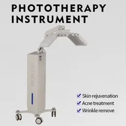 Nyaste PDT LED-hudsträngningsföryngring Acne Treating Anti-rynk Lymfatisk dräneringsfotodynamisk maskin med 1098 lamppärlor