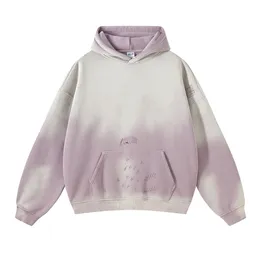 Sweats à capuche pour hommes 2024ss automne hiver lavage à l'eau faire du vieux coton sweat à capuche de mode