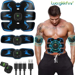 Weitere Massageartikel EMS Wireless Muscle Stimulator Trainer Smart Fitness Bauchtraining Elektrische Gewichtsverlustaufkleber Körperschlankheitsmassagegerät 231017