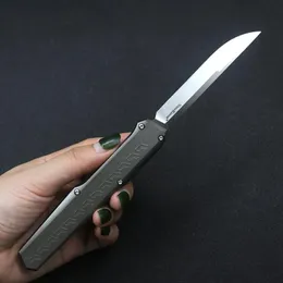 Slenderman SLM Combat Knife Podwójna akcja 2. Edycja TAKTIACJA AUTOMATIC AUTOMATION D2 STAL BRODE ALIGATION ALUMINUM T6-6061 Uchwyt