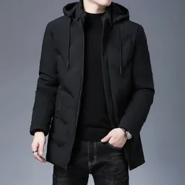 Men's Down Parkas Wellsome Clothing Top Quality Brand Hooded Casual Fashion Long Thicken Outwear Jackets Winter Windbreaker Coats 231018