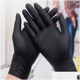 Rękawiczki PVC Rękawice PVC 100pcs Dostęp Lateks proszkowy- Egzamin Tatuaż Wysoka elastyczna ochrona Guantes NITRILO 230512 Office Scho Dhgarden Dhly8