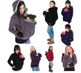 Jaqueta portador de bebê canguru com capuz inverno maternidade casaco para mulheres grávidas engrossado gravidez bebê vestindo coat4747952
