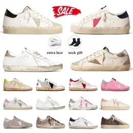 golden goose sneakers women men designer shoes white ice orch pink silver black white orange red royal blue fashion Plate-forme big size mens trainers