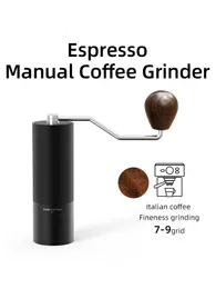 Manuelle Kaffeemühlen Espresso Manuelle Kaffeemühle S1 SearchPean Stahlgrat Ganzmetallgehäuse Handmühle Leicht und praktisch Geeignet für Espresso 231018