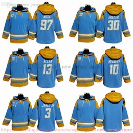 DIY 디자이너 Khalil Mack Hoodie Mens Kids Woman Justin Herbert Derwin James Jam James Jr Winter Plush 스웨터 후드 ins 패션 청소년 학생 봄과 가을 팀 까마귀