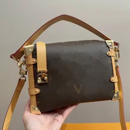 Luis Vuittons Crossbody Classic Lvse Trunk Louiseviution Side luksusowa torebka torebka słynna francuska stary kwiat dla kobiet na ramię