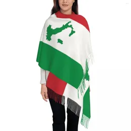 Szaliki Włochy szalik dla damskiej zimowej jesiennej flagi włoskiej flagi długie duże panie