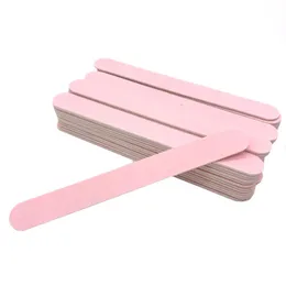 Nail Files 200 Pcs Emery Board Professional Nails Pink Sandpaper Buffer 240240 Grit Wood File Semipermanent Polish Tools 231017