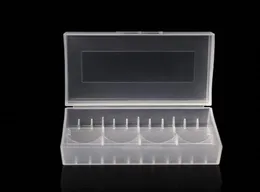 2021 Estuches transparentes de plástico portátil para batería Estuche de batería transparente para baterías 18650 18350 DHL 7783842
