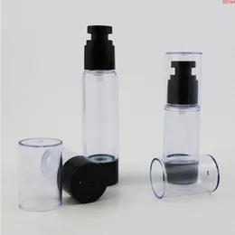 300 X 15ml 30ml 50ml Recipientes de loção para garrafas com bomba mal ventilada portátil / dispensador mal ventilado para garrafas cosméticas recarregáveisgood Ajapp