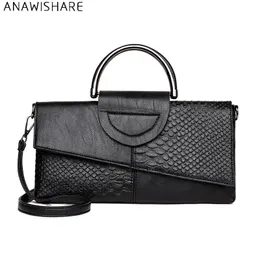 Evening Bags ANAARE Women Day Clutches Alligator Leather Handbag Crossbody Bag For Women Bags Shoulder Bags Evening Party Bags 231018