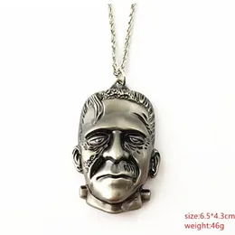 Pendant Necklaces HBSWUI Frankenstein KeyChains Horror Movies Show High Quality Fshion Metal Jewelry Cosplay Gifts For Woman Girl 278e