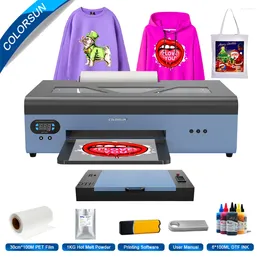 طابعة Colorsun A3 DTF لـ R1390 Impresora T-Shirt Machine All Fabric 2023