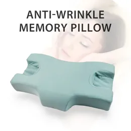 Cuscino Sleeping Beauty Antirughe Protezione per il collo Memory Foam per il sonno Cuscini morbidi e confortevoli per la cura della pelle W2313 231017
