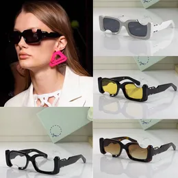 نظارة شمسية رجعية للرجال والنساء مصمم نظارات مربعة UV400 مقاومة للأزياء متعددة الألوان 8 ألوان مع مربع OW40006