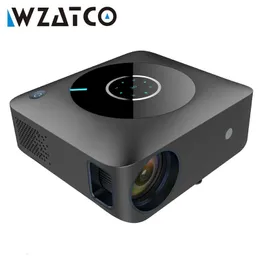 WZATCO H1 Full HD 19201080p LED 프로젝터 스마트 안드로이드 WiFi 비디오 자아 홈 시네마 비머와 4D Keyston 231018