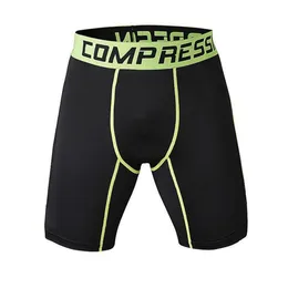 2016 Outdoor Sommer Pro Sport GYM Enge Männer Laufen Fitness Absorbieren Atmen Schnell trocknend Kurze Kompression Basketball Shorts214Z