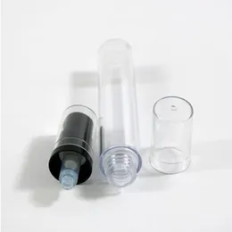 1000 xエアレス香水プラスチック透明透明小型空のスプレーポンプボトル5ml 10ml 15mlメイクアップ補充可能なボトルbrkao