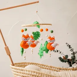 Mobiles 1 Set Baby Bett Glocke Rasseln Krippe Spielzeug Kaninchen Bär Anhänger Tier Rotierende Musik Für Kinderbetten Projektion Geschenk Spielzeug 231017