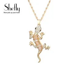 Ожерелья с подвесками, милое ожерелье в виде геккона, животное, очаровательный амулет викингов, ящерица, эффектные ювелирные изделия, женский подарок, антиквариат 20212291