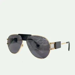 Designer-Sonnenbrille für Damen, galvanisierter Metallrahmen, VE-Brille 5709, modische Sonnenbrille für Herren, klassisch, Originalverpackung