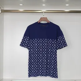 2024男子ファッショングラディエントプリントTシャツ夏の男性女性Tシャツコットンデザイナー短袖カジュアルシャツヒップホップストリートウェアTシャツTEES S-2XL
