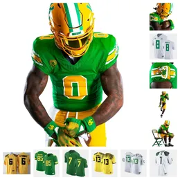 Camisa de futebol Oregon Ducks 52 Roberts 14 Khamari Terrell 5 Khyree Jackson 11 Trikweze Bridges 93 My'Keil Gardner 50 Popo Aumavae 14 Justius Lowe 32 Emar'rion Winston