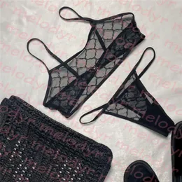 Women Sexy Lace Lingerie Embroidery Letter Thong Underwear Push Up Bras Set Breathable Intimates336g