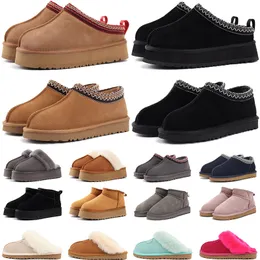 Тасманские тапочки Tasz, австралийские женские дизайнерские ботинки на платформе, шлепанцы, обувь на меху, зимние, снежные, теплые сандалии, черные, хаки, красные тапочки, классические мини-ботинки до щиколотки